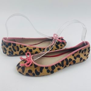 Marc by Marc Jacobs Leopard Hide Hair Flats Size 7